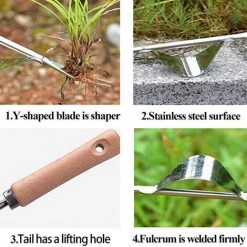 ABCRITAL Désherbeur, Déménageur De Semis, Rooter De Desserrage De Jardin, Désherbeur Manuel -style 1 -Outil pour désherber Soldes 67947708 3