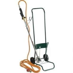 RIBIMEX Ensemble Desherbeur Thermique Avec Chariot Porte Bouteille -Outil pour désherber Soldes 8381368 3