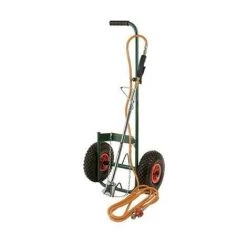 HELIOTRADE Desherbeur Thermique 1800 Avec Chariot Roue Gonflable (fabrication ITALIE)